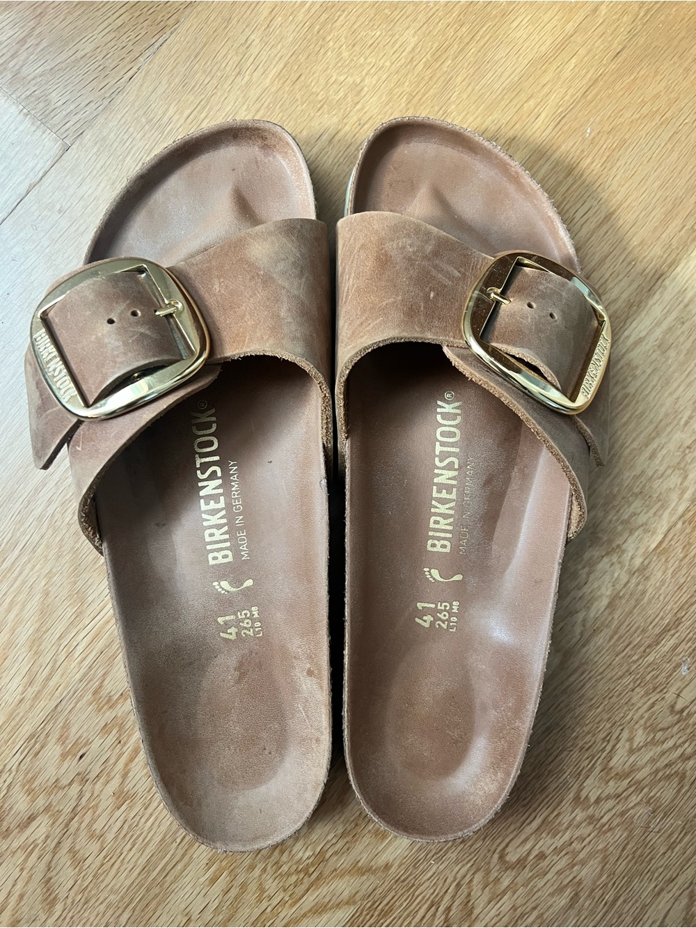 Birkenstock Madrid Big Buckle - Cognac